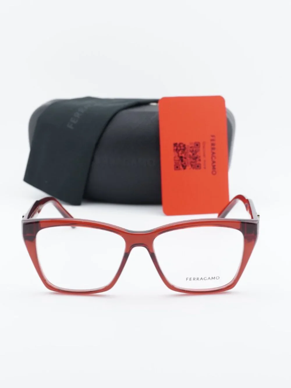 Salvatore Ferragamo SF3030E 616 Square Eyeglasses 54mm – Red